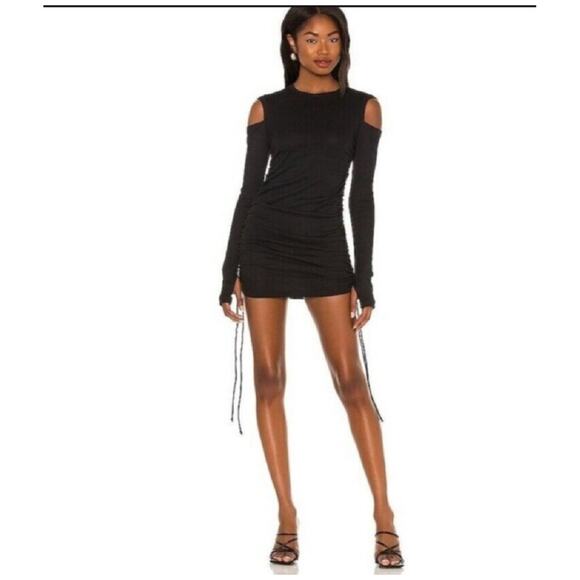 Helmut Lang Bodycon Dress Cut Out Ladies XS - Picture 3 of 10